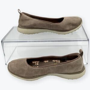 Skechers Microburst  Brown Autumn Bloom Slip-On Skimmer Shoes 23572 Women 6.5
